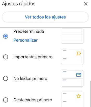El usuario puede elegir entre