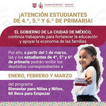 Estudiantes de 4, 5 y