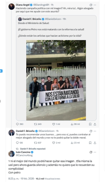 Diana Ángel critica Daniela