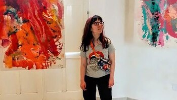 Lula durante la exposición de