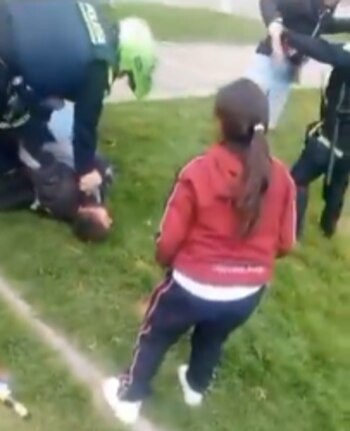 Una menor de edad, aparente