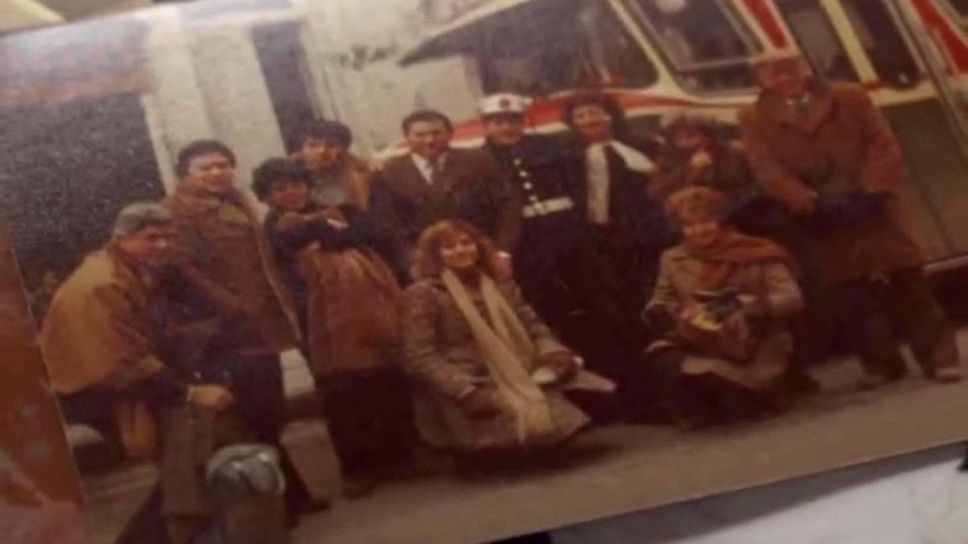 Una de las postales que compartió el baterista de su participación (Captura de video)