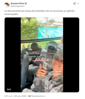 El presidente reaccionó a los