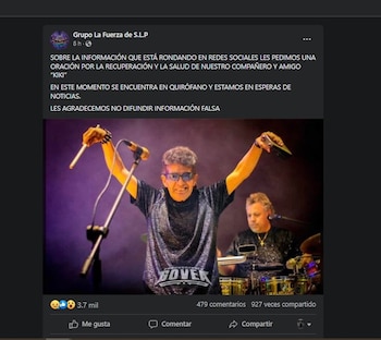 El vocalista de La Fuerza