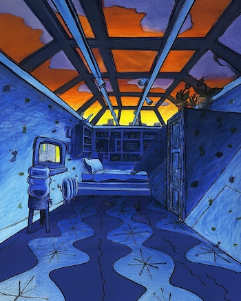 Habitación de Arnold, personaje principal