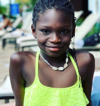 La pequeña, fue adoptada cuando