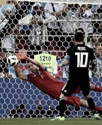 Argentina contra o primeiro jogador