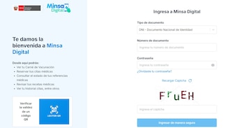 La plataforma es importante porque ordena la relación del paciente con el sistema público: concentra trámites frecuentes en una sola plataforma, reduce la dependencia de ventanillas presenciales y permite verificar información personal de salud cuando se necesita - Créditos: Minsa Digital.