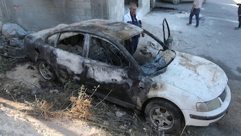 Colonos israelíes prenden fuego a una mezquita cerca de Ramala