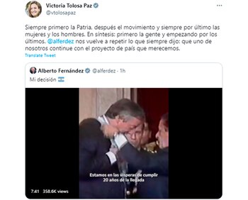 Una de las reacciones a