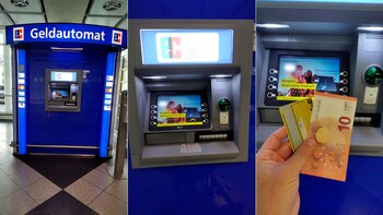 Extraer euros con una tarjeta