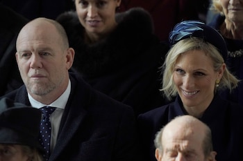 La entrega benéfica de Mike Tindall. (REUTERS)