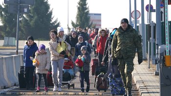 refugiados ucrania rusia invasion