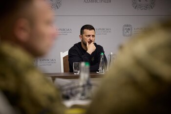Volodimir Zelensky se reunió con