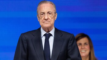 Florentino Pérez en una Junta