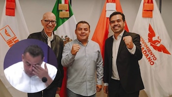 Llora al dejar el PRI pero se une a Movimiento Ciudadano, así da la bienvenida el partido naranja a Erubiel Alonso