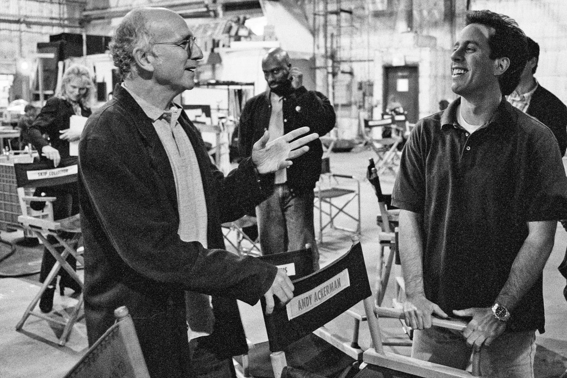 Larry David y Jerry Seinfeld escribieron en marzo de 1989 el guion inicial de Seinfeld en un departamento de West Hollywood