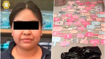 La encontraron robando mercancía y