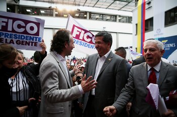 Colombian presidential candidate Federico Gutierrez