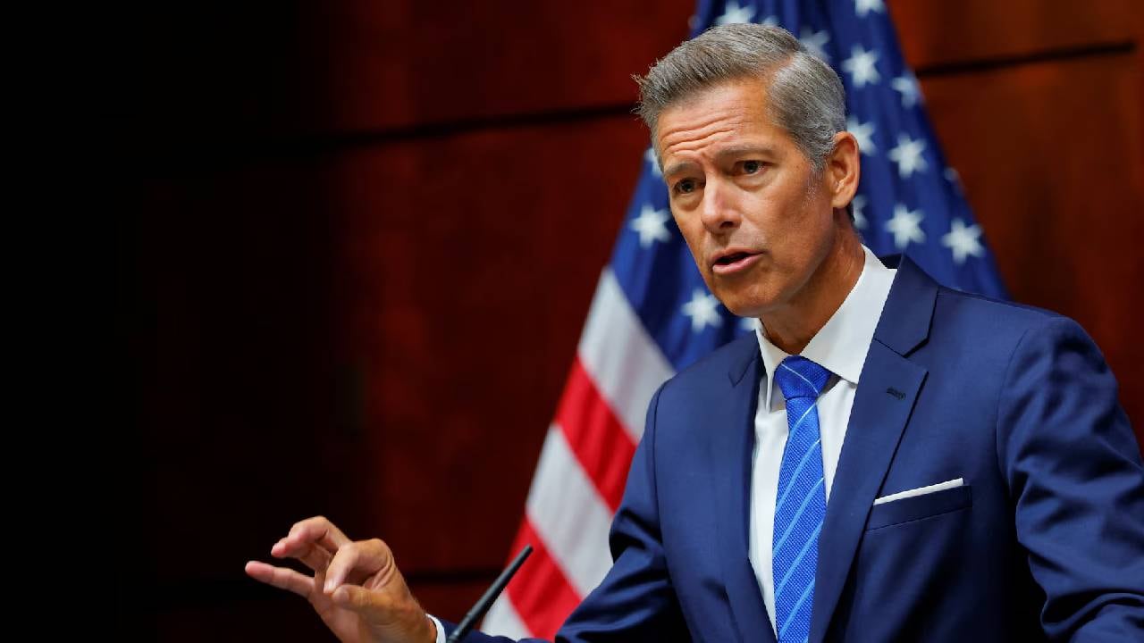 Sean Duffy lideró la coordinación entre aerolíneas y autoridades para garantizar soluciones rápidas y efectivas a los pasajeros y empleados tras el cierre inmediato de Spirit Airlines (Reuters)
