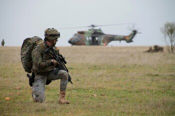 Un soldado del Ejército español