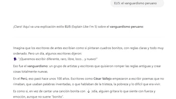 Al colocar “ELI5” seguido del