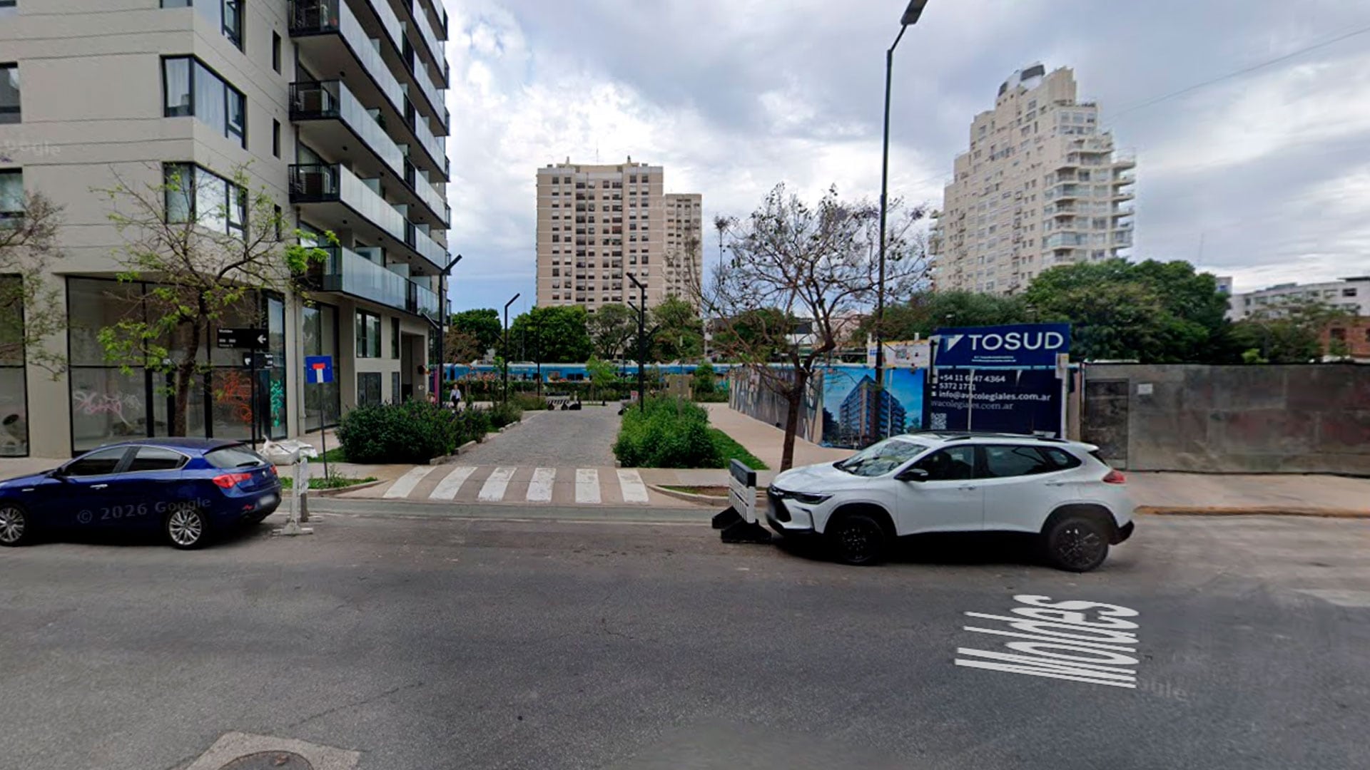 La plazoleta donde ocurrieron los hechos