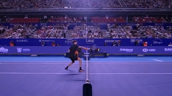 Golpeó la pelota en el