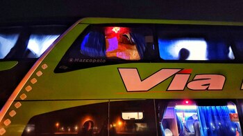 El impacto fue sobre el