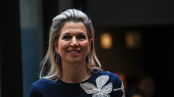 Dutch Queen Maxima tours Anne Frank The Exhibition in New York