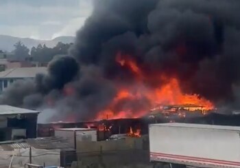 En los videos que circularon