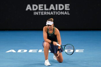 Paula Badosa en su primer