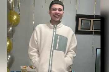 El joven llegó sin signos