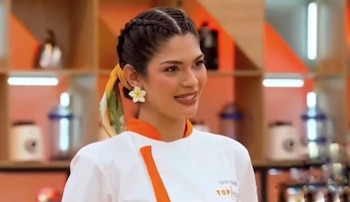 La ex Miss Universo Sheynnis Palacios defiende su plato tras quedar en riesgo de eliminación (Cortesía: Top Chef VIP).