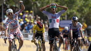 Isaac del Toro finalizó en el lugar 32 de la Etapa 5 del Tour de Francia 2026