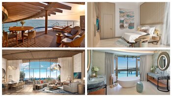 Vista del hotel en el