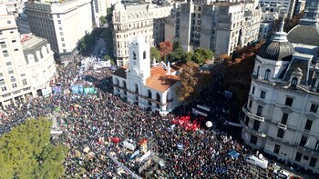 Movilización del peronismo a Plaza