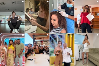 Janet Barboza y Félix Moreno