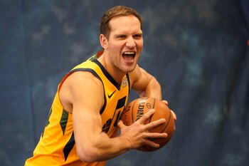 El jugador del Utah Jazz,