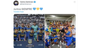 Post de Carlos Zambrano tras