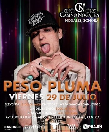 Peso Pluma joven (chilapa productions/fb)