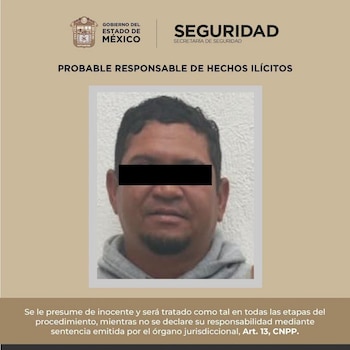 Jerzon "N", de 39 años, fue trasladado al Centro de Justicia de Tenango del Valle. Crédito: SSEM