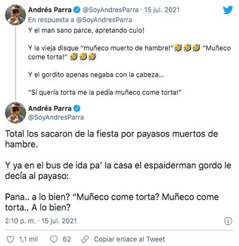 Tomado de Twitter @SoyAndresParra