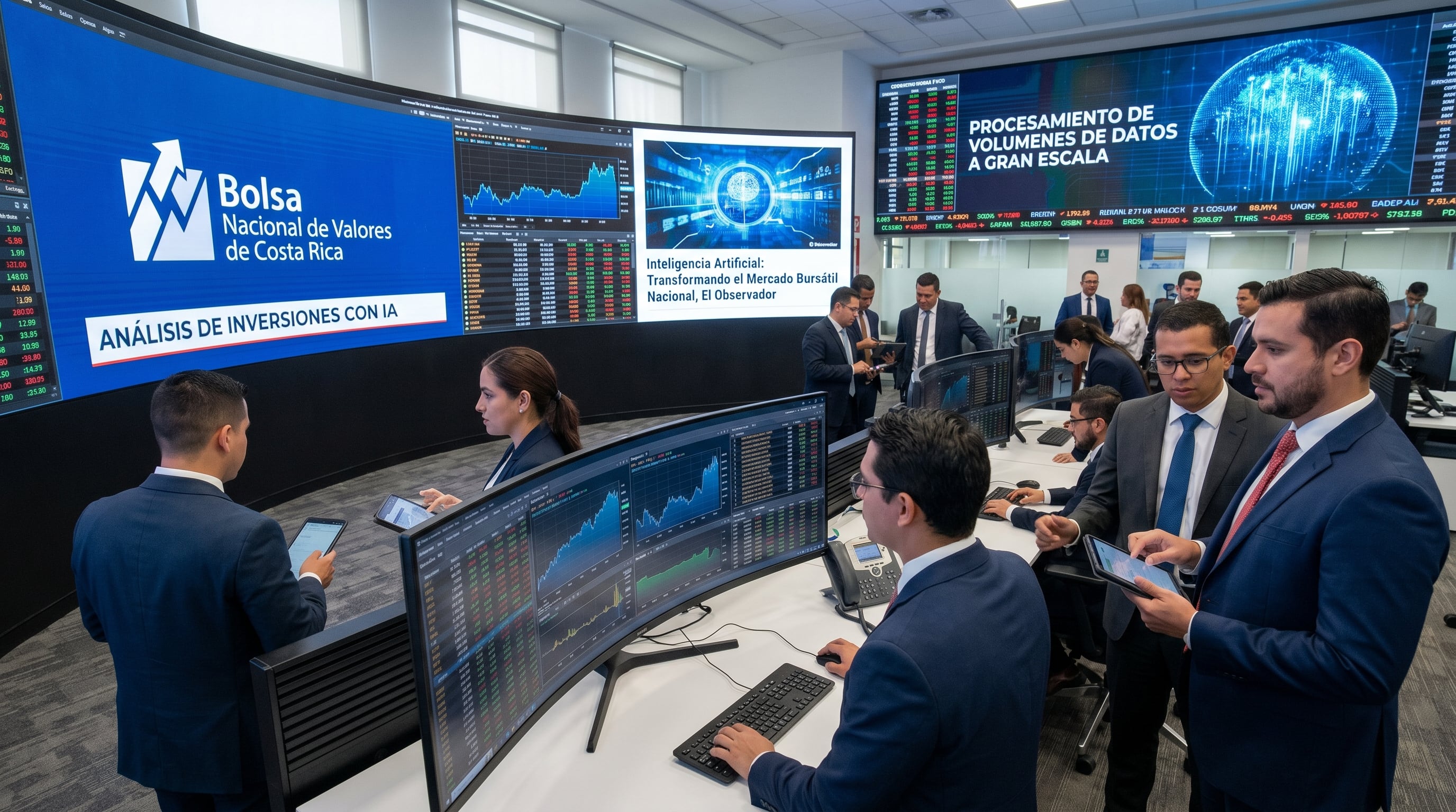 La inteligencia artificial ganó espacio en el mercado bursátil de Costa Rica por su capacidad de procesar grandes volúmenes de información con más rapidez que los métodos tradicionales. (Imagen Ilustrativa Infobae)