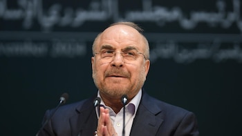 El presidente del Parlamento iraní
