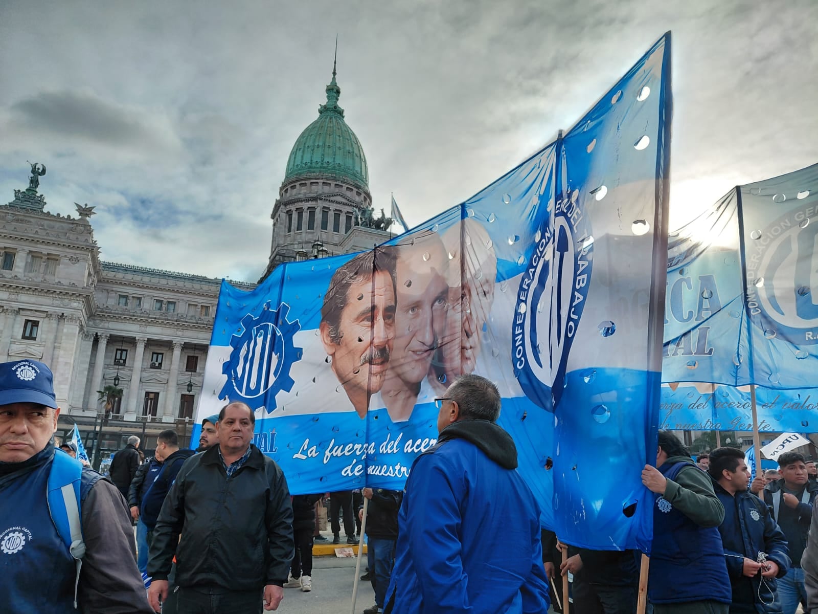 La UOM Capital, en la marcha de los jubilados