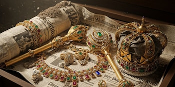El hallazgo de joyas reales
