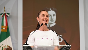 Con un repaso de la historia de México, Claudia Sheinbaum defiende los Programas para el Bienestar y a las mujeres desde Coahuila