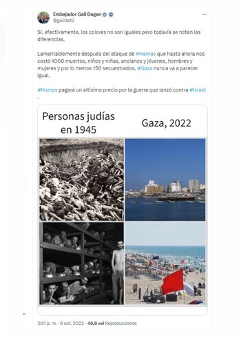 Con este mensaje en su