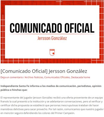 Luego de conocerse que el